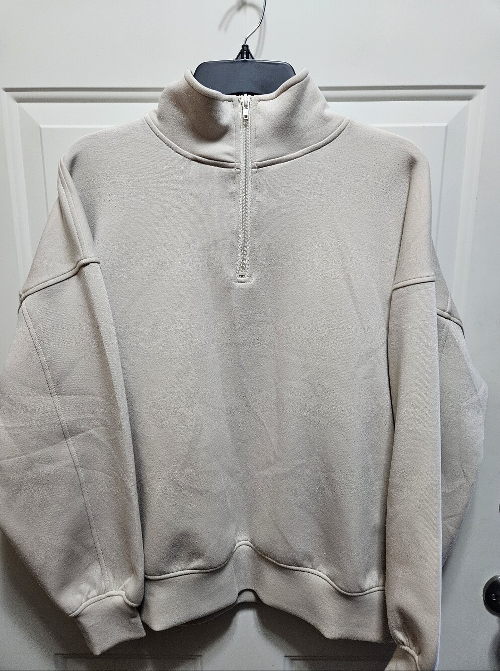 Zenana Lightweight Scuba Quarter Zip Pullover